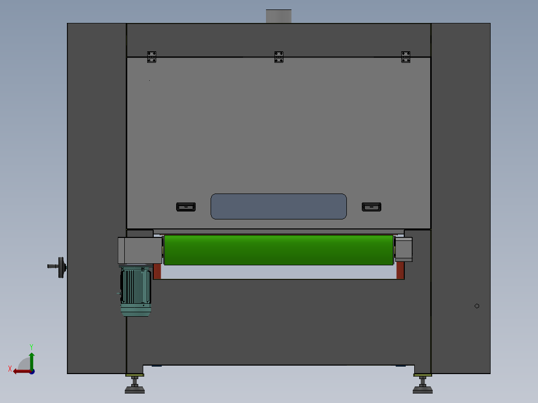 1.3M宽干式拉丝机(双道砂带)sw16可编辑后视图