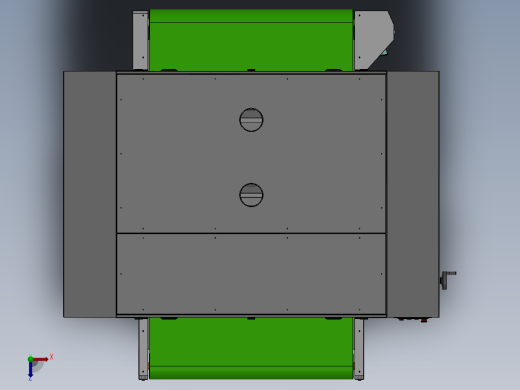 1.3M宽干式拉丝机(双道砂带)sw16可编辑俯视缩略图