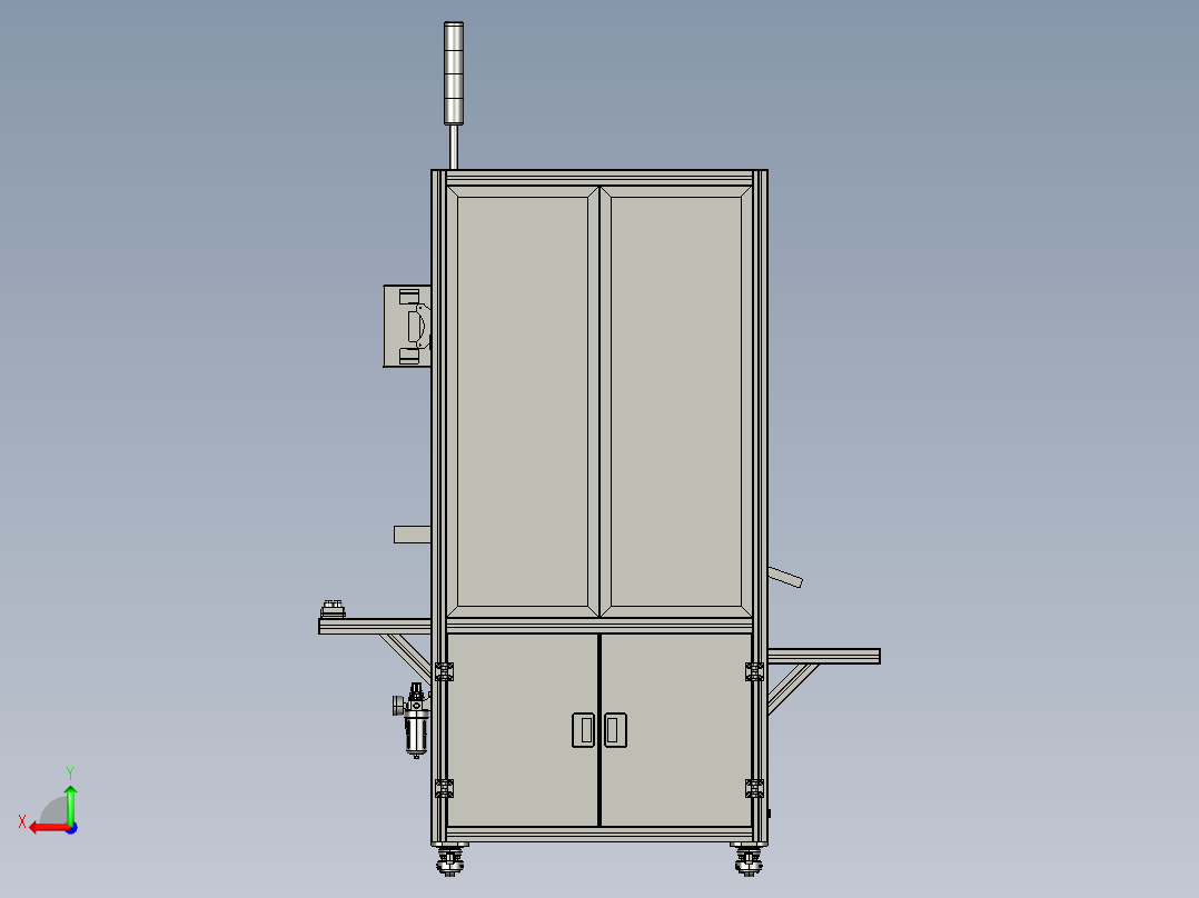 RJ45压合机后视图