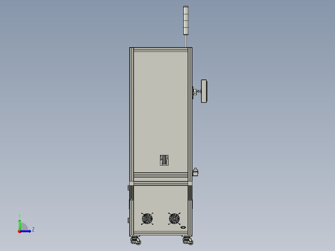 RJ45压合机左视图