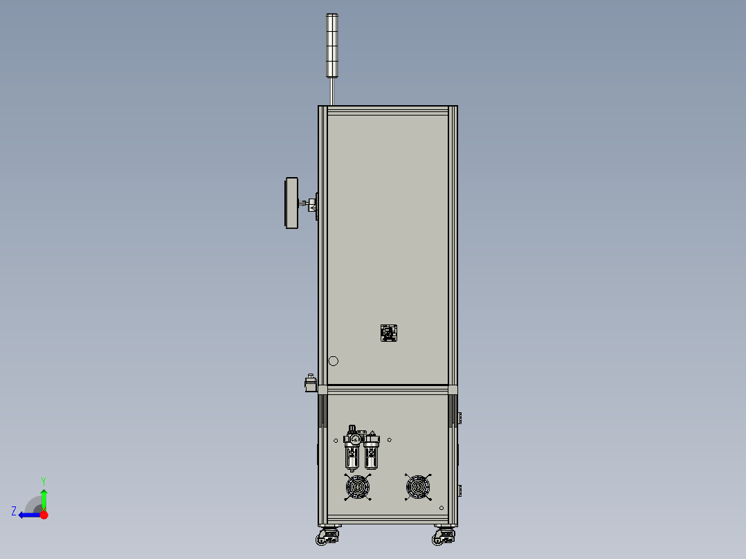 RJ45压合机右视图