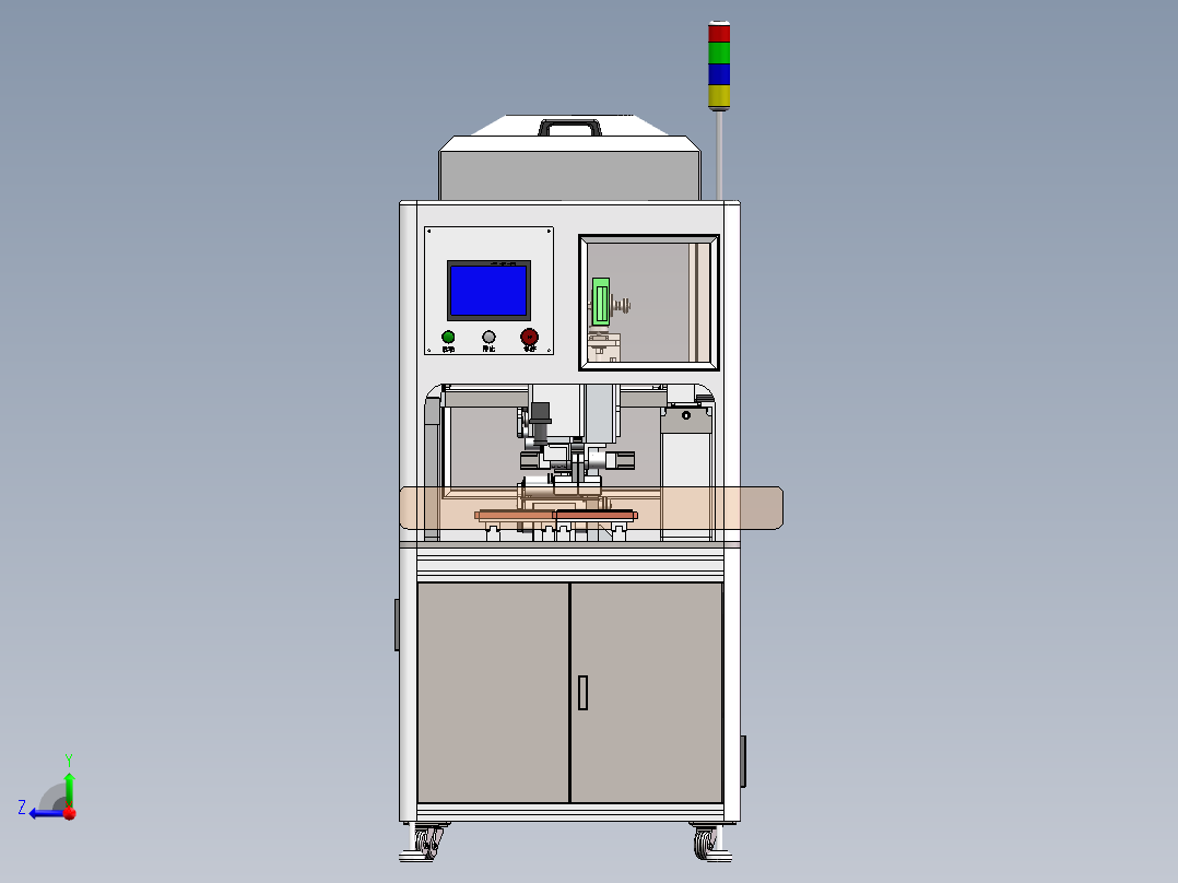 ZDH-TIEB-001 双滑台式贴标机右视图