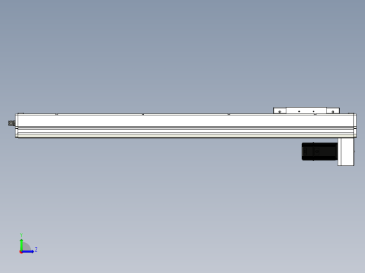 Toyo东佑达直线模组-ECH17-850-BM-400W左视缩略图