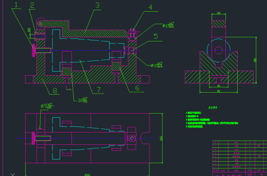 制定锥轴的加工工艺，设计钻6×Φ9孔的钻床夹具缩略图