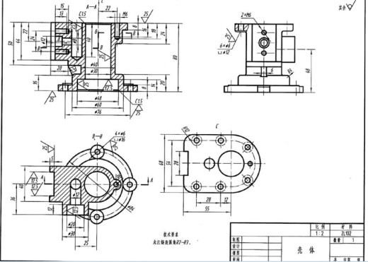 GJ180-壳体零件加工工艺及钻2-M6孔夹具设计缩略图