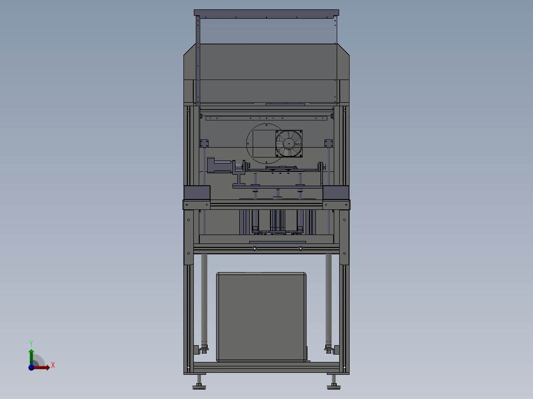 233激光打标机前视图