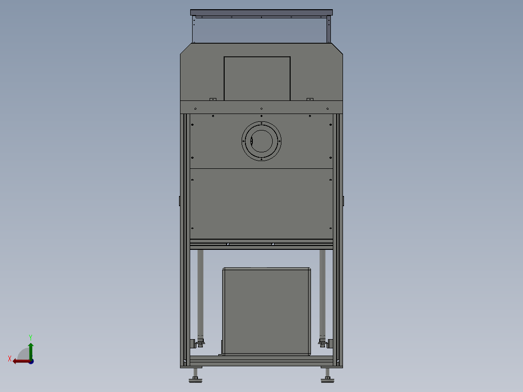 233激光打标机后视图