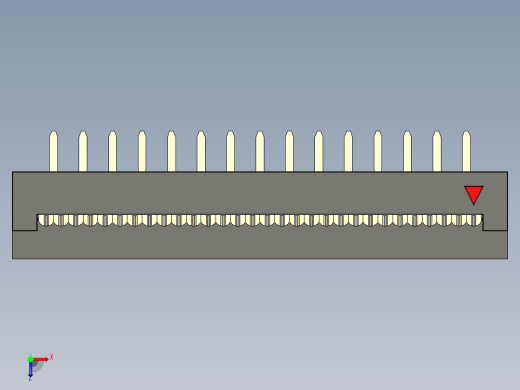 FDC-30 ( DS1018-2.54-30 )俯视缩略图