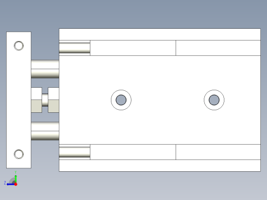 双气缸右视缩略图