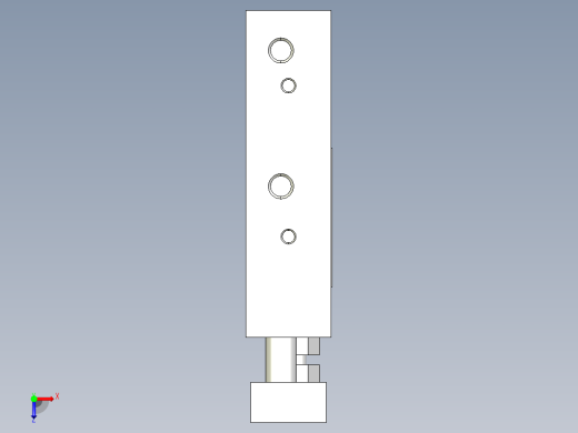 双气缸俯视缩略图