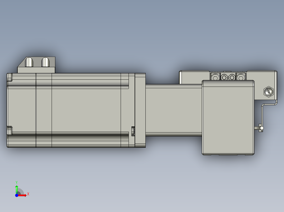 威洛博直线电机模组EB4-L80-S2000-R-57-MS3前视图