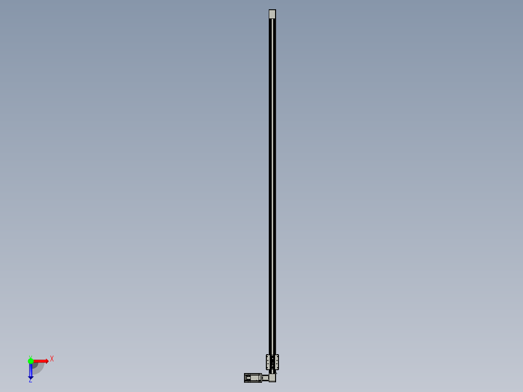 威洛博直线电机模组EB4-L80-S2000-R-57-MS3俯视图