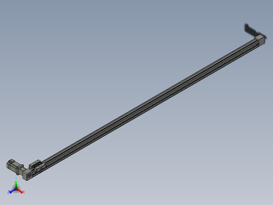 威洛博直线电机模组EB4-L80-S2000-R-57-MS3正等轴测图