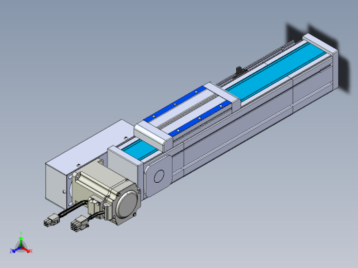 威洛博LB.GB同步带传动--欧规系列LB6A-L65-S150-BR正等轴测缩略图