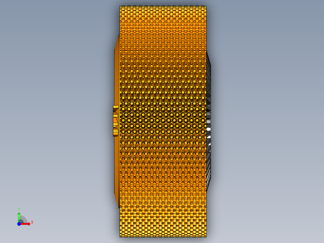 Tpu90A轮胎和轮轴前视图