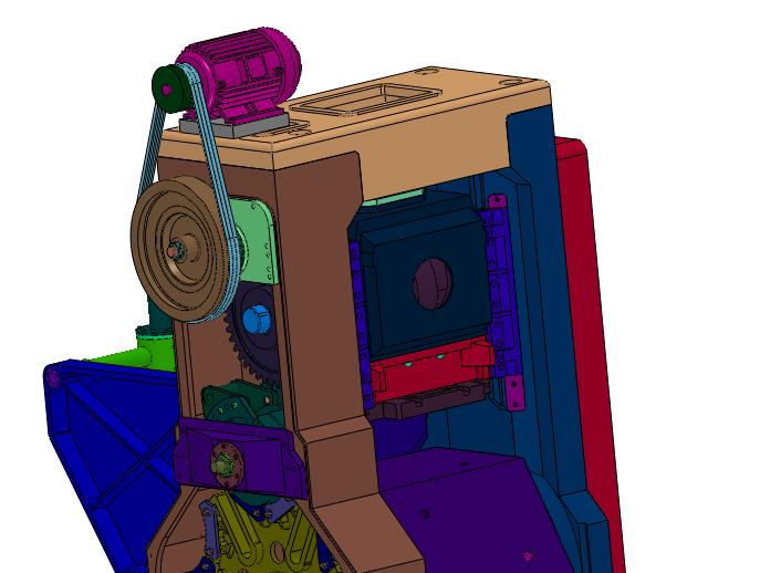 转盘连续式高效压砖机