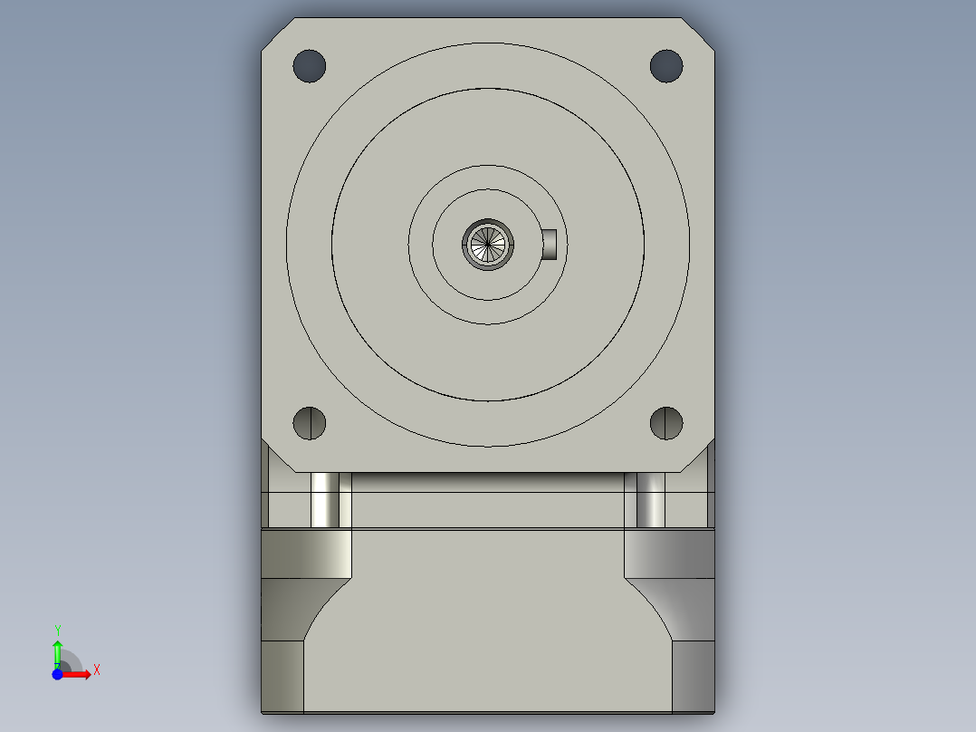 斜齿ZPGH090-L2 14-73-98.43-M6.STEP前视图
