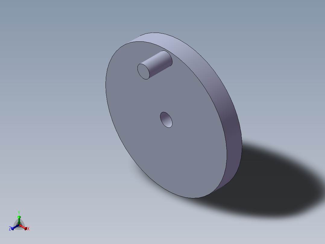 S45 滚轮正等轴测图