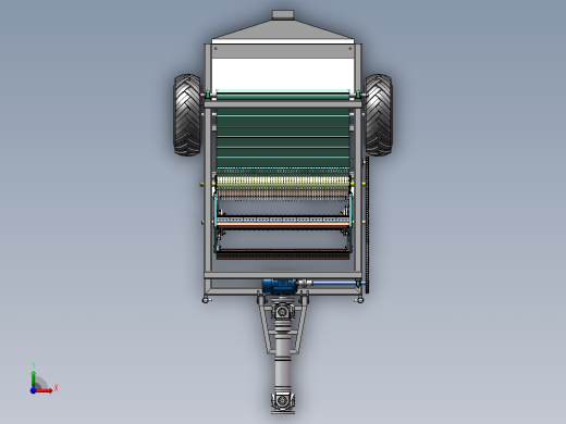 牵引式洋甘菊采收机前视缩略图