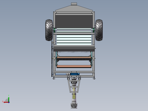 牵引式洋甘菊采收机后视缩略图