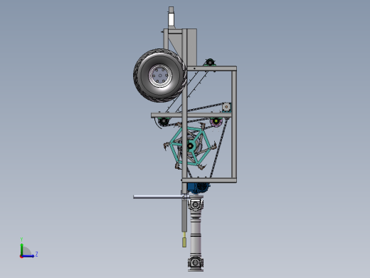牵引式洋甘菊采收机左视缩略图