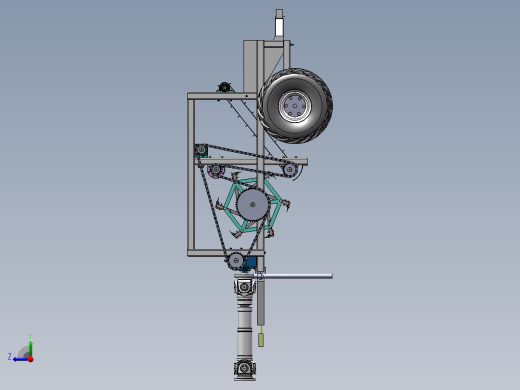 牵引式洋甘菊采收机右视缩略图