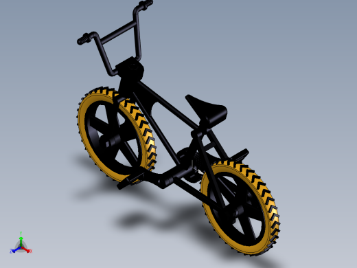 2---自行车STEP三维图纸模型设计图纸