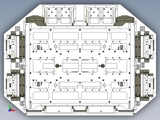栈板封条自动化焊接模具前视缩略图