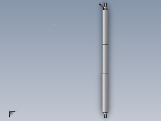 某款电动尾门撑杆结构图俯视缩略图