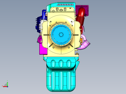 船舶和发电机组用柴油机后视缩略图