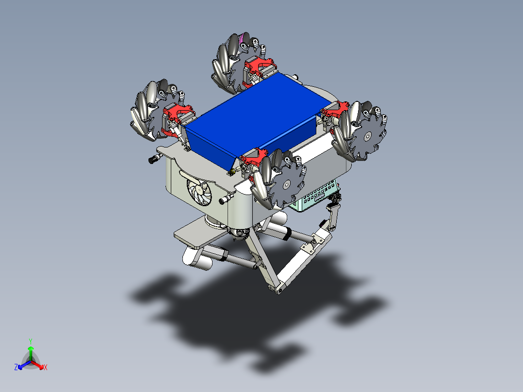 红枣采摘机装配体