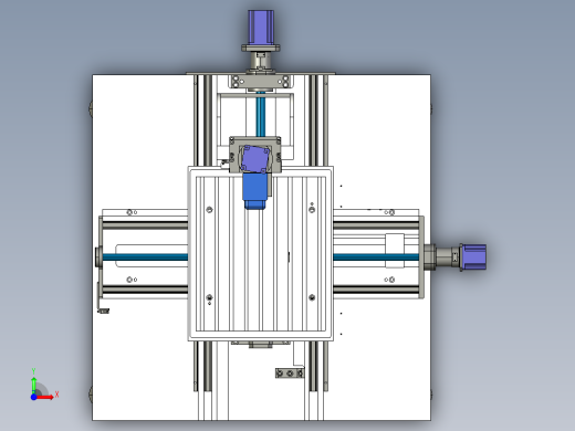 简易型教学数控铣床的设计【三维PROE】前视缩略图