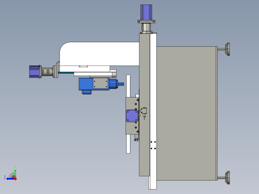 简易型教学数控铣床的设计【三维PROE】右视缩略图