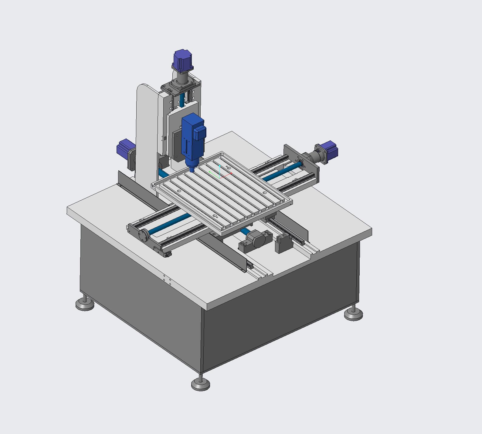 简易型教学数控铣床的设计【三维PROE】