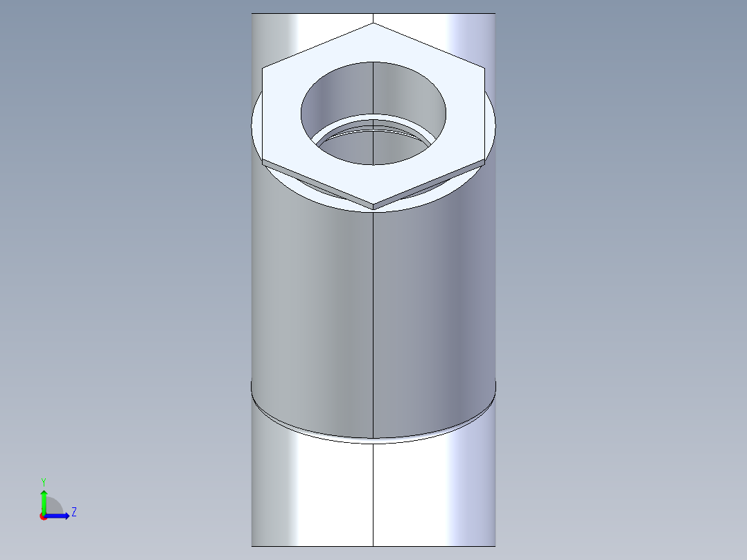 CPVC管件34-Sch80_45_Reducing_Wye_SxSxS_9870-532_6in x 4in左视图