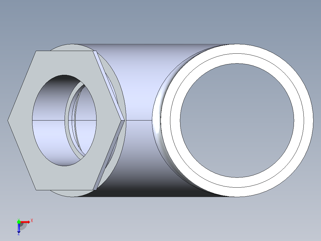 CPVC管件34-Sch80_45_Reducing_Wye_SxSxS_9870-532_6in x 4in俯视图