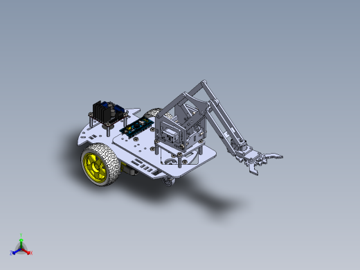 智能小车-+机械臂正等轴测缩略图