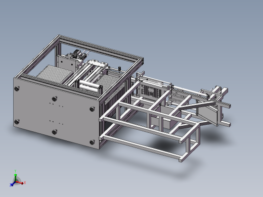 手机外壳自动化生产加工设备3D模型