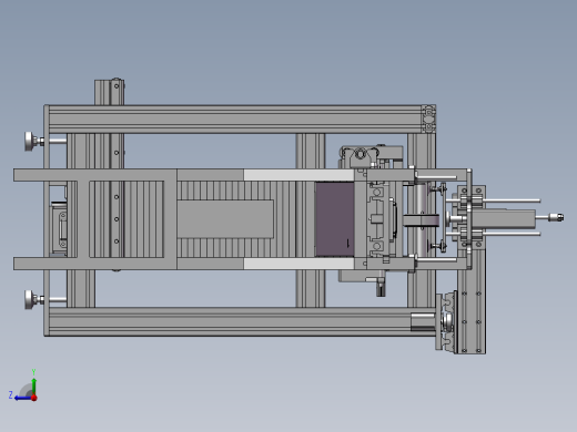 手机外壳自动化生产加工设备3D模型右视缩略图