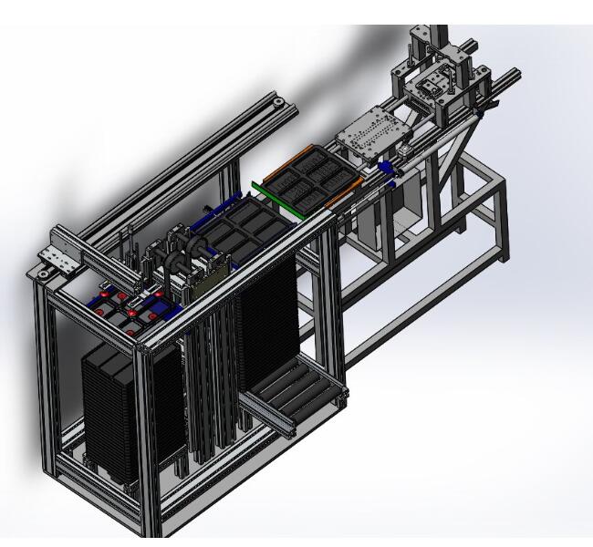 手机外壳自动化生产加工设备3D模型