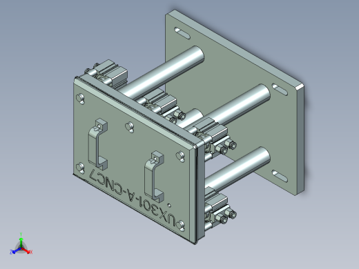 UX301-A-笔记本CNC工装夹具三维模型CNC7-8-28