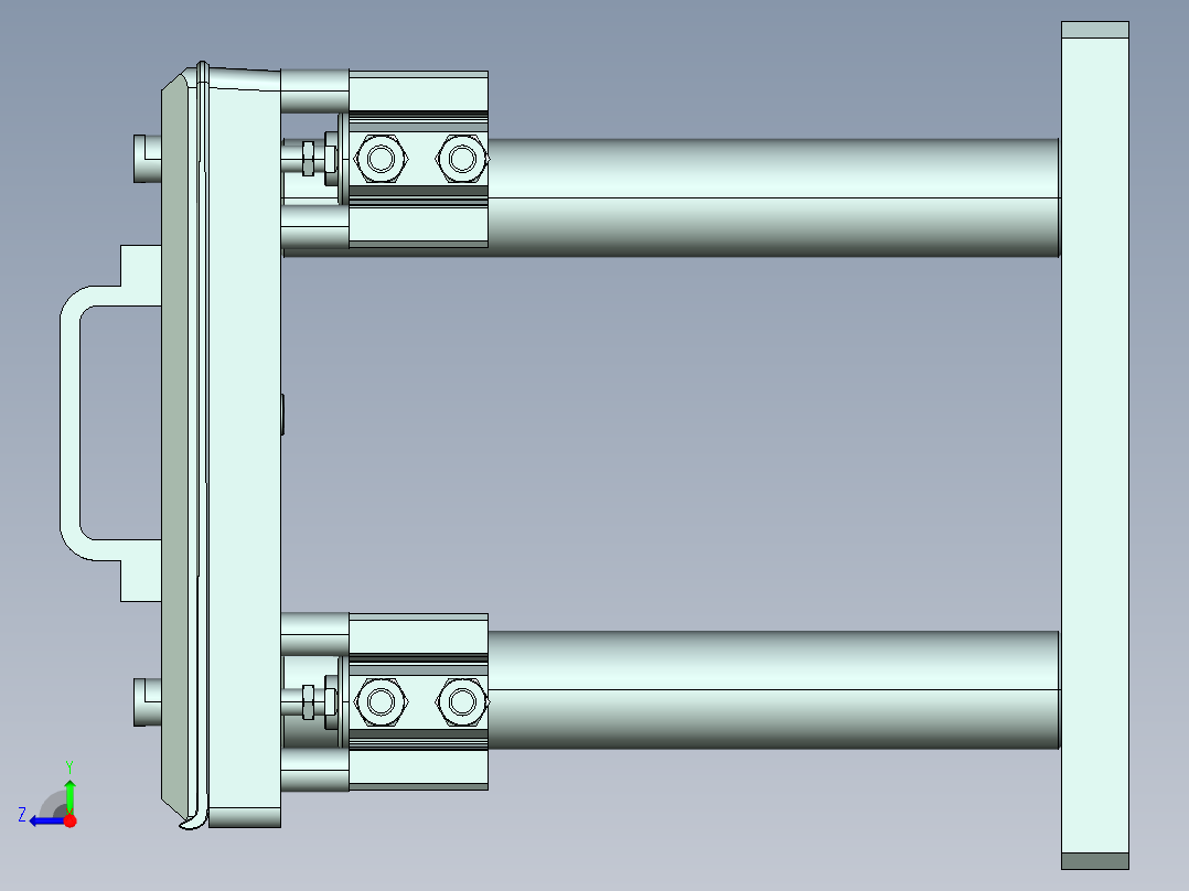 UX301-A-笔记本CNC工装夹具三维模型CNC7-8-28右视图