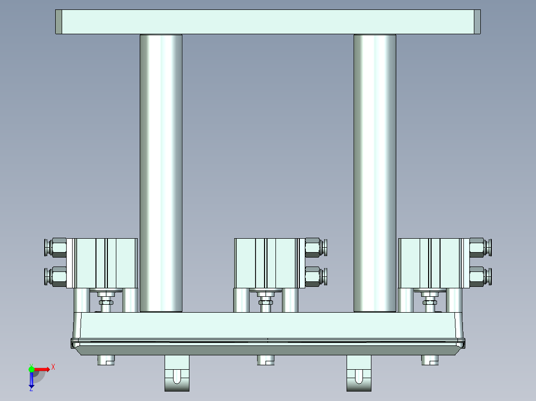 UX301-A-笔记本CNC工装夹具三维模型CNC7-8-28俯视图