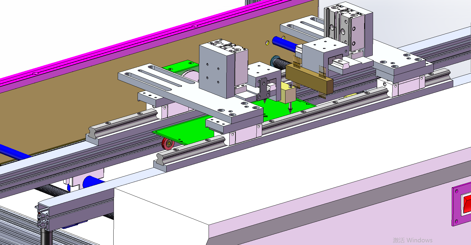 自动化PCB烧录机构sw18可编辑