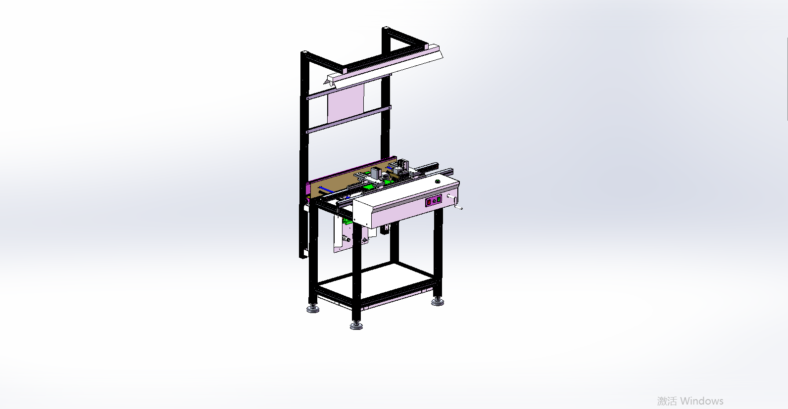 自动化PCB烧录机构sw18可编辑