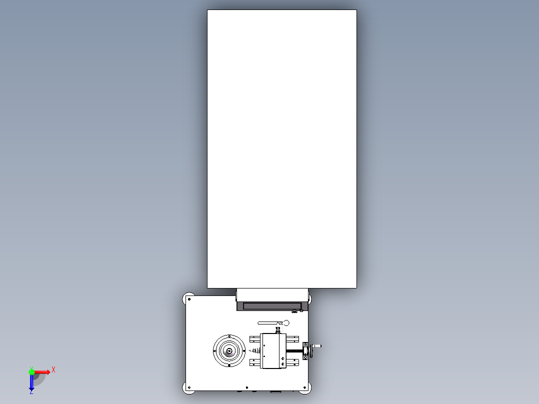 动平衡机及打标机俯视图