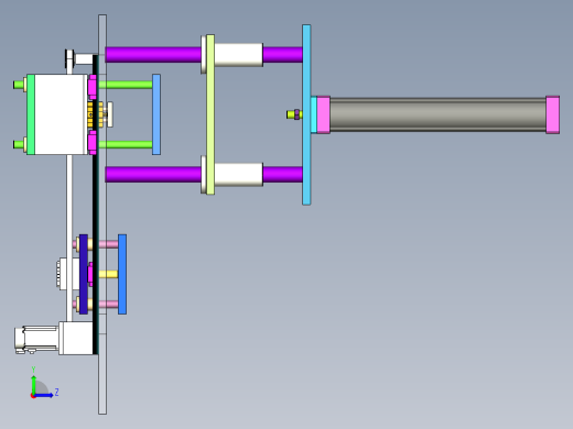 双工位交替压装平台左视缩略图
