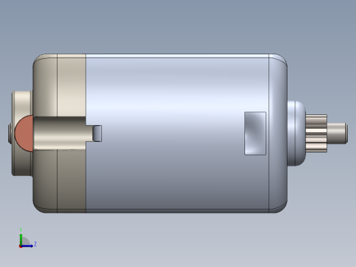 直流电机、电机(34)左视缩略图