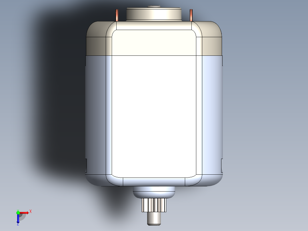 直流电机、电机(34)俯视图