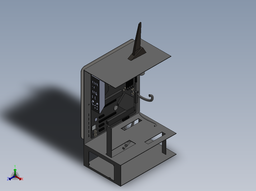 电脑、笔记本(93)正等轴测图